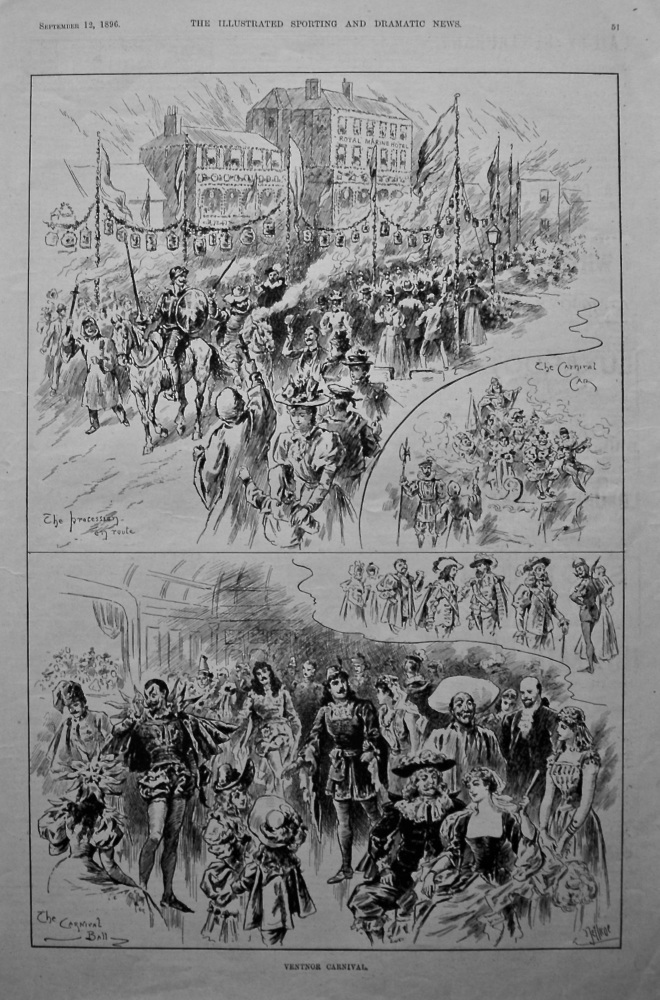 Ventnor Carnival.  1896.