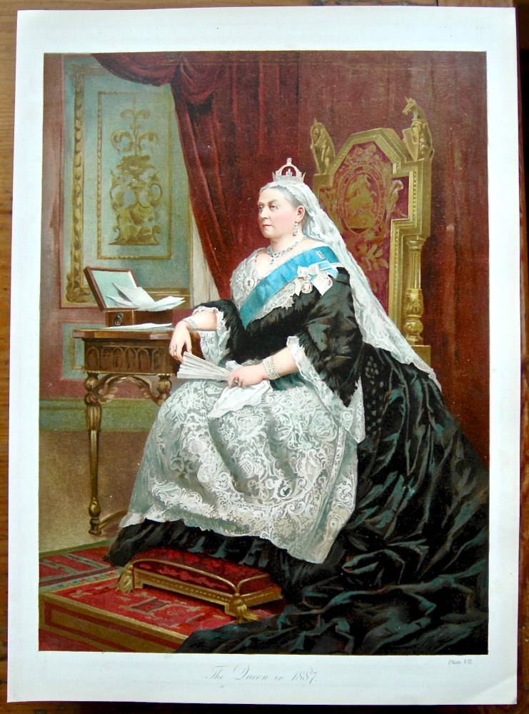 Queen Victoria. (Colour Portrait) 1887.