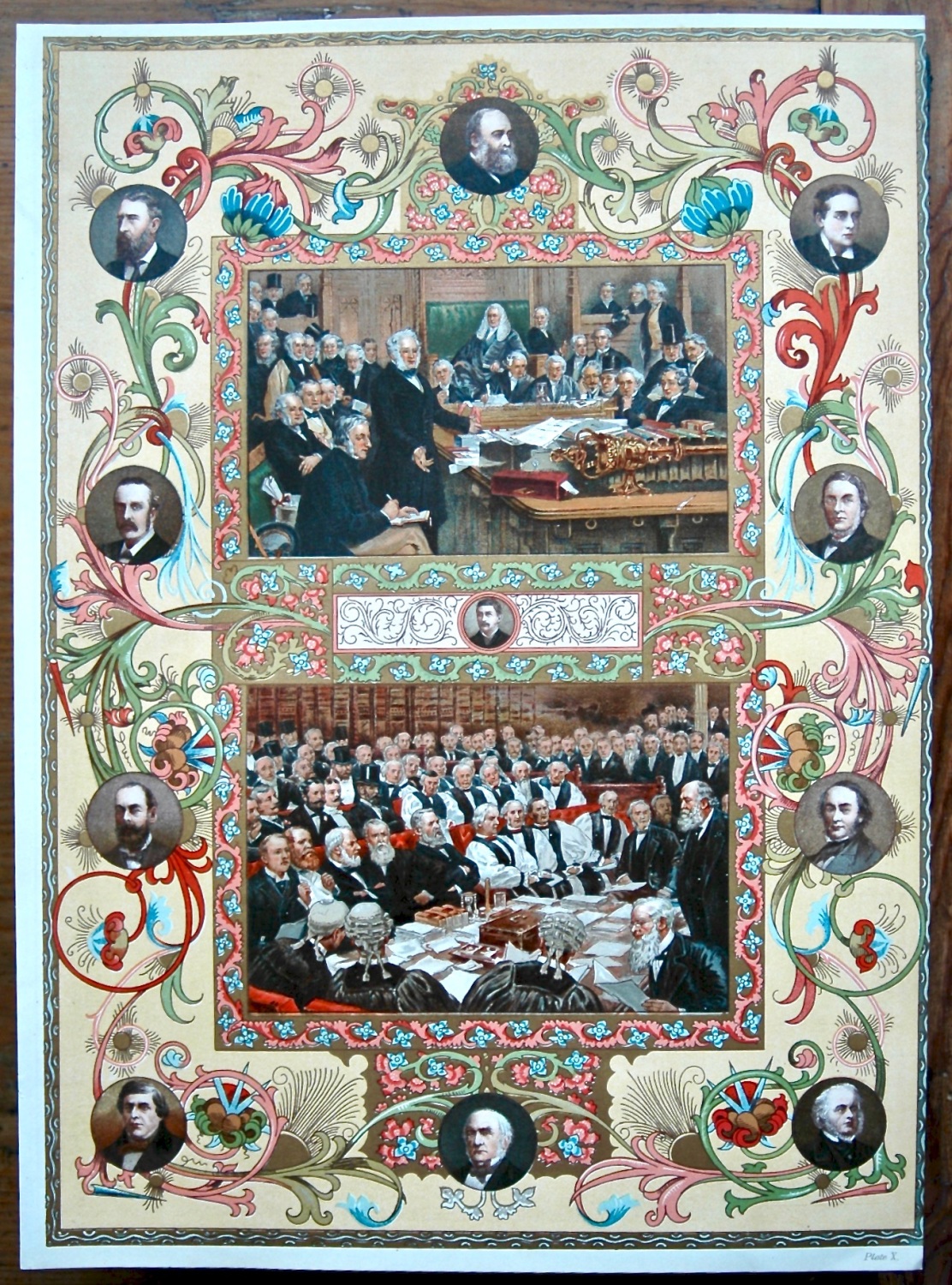 Diamond Jubilee of Queen Victoria. (Chromo-Lithographic Plate  No. X.)  189