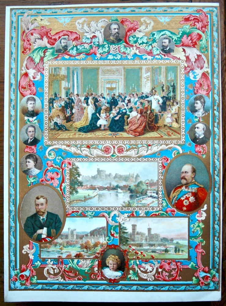 Diamond Jubilee of Queen Victoria.  (Chromo-Lithographic Plate).  1897.