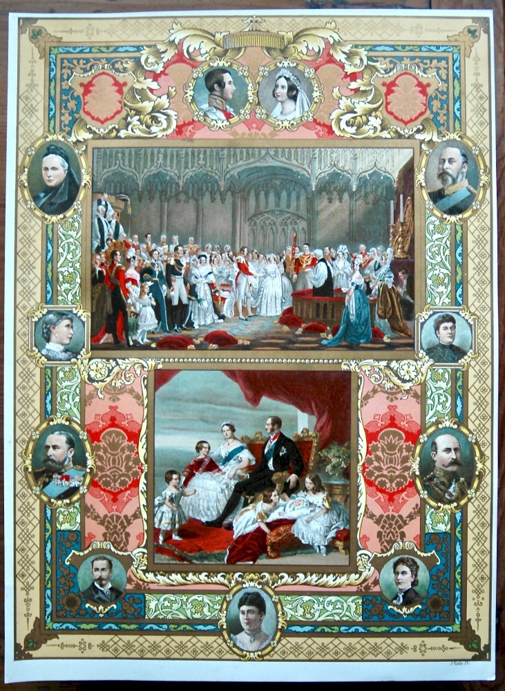 Diamond Jubilee of Queen Victoria.  (Chromo-Lithographic Plate No. IV.)  1897.