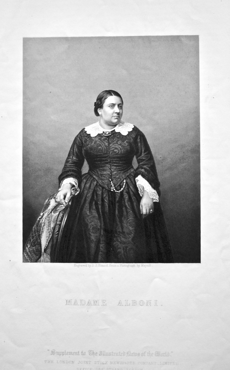 Madame Alboni.  1858c.