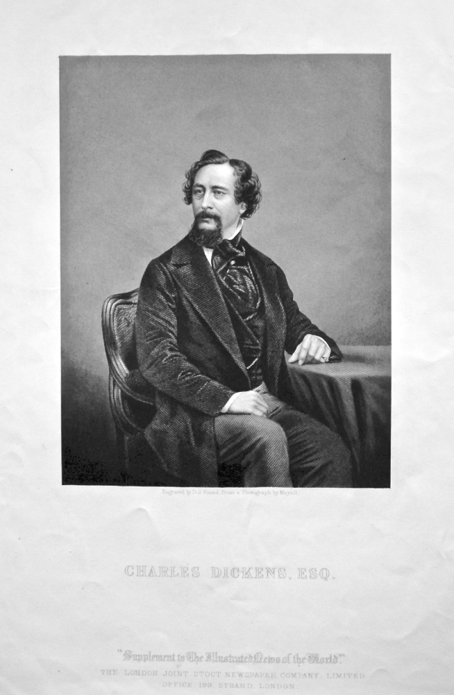 Charles Dickens, Esq. 1858c.