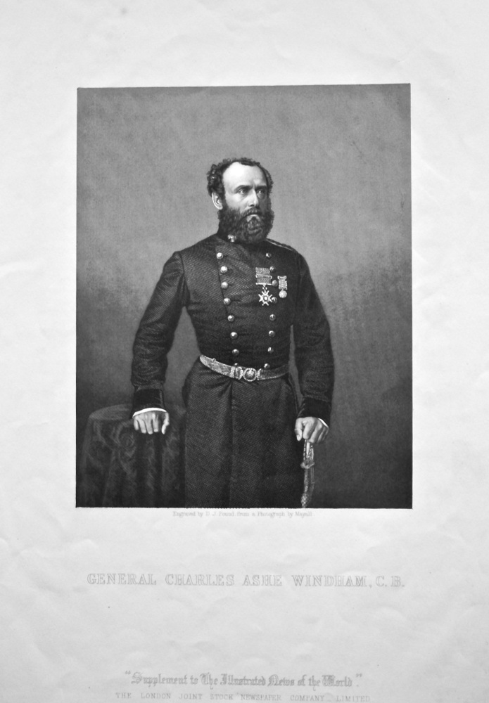 General Charles Ashe Windham, C.B.  1858c.