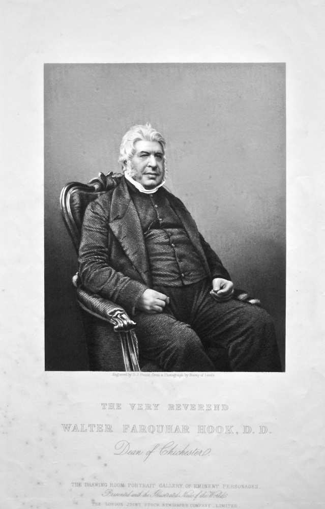 The Very Reverend Walter Farquhar Hook, D.D.  Dean of Chichester.  1858c.