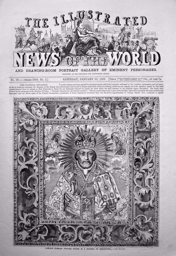 The Illustrated News of the World. January 15th, 1859.