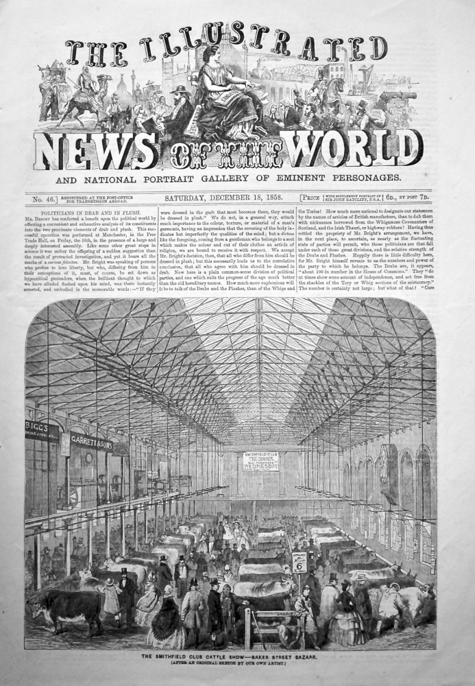The Illustrated News of the World. December 18th, 1859.