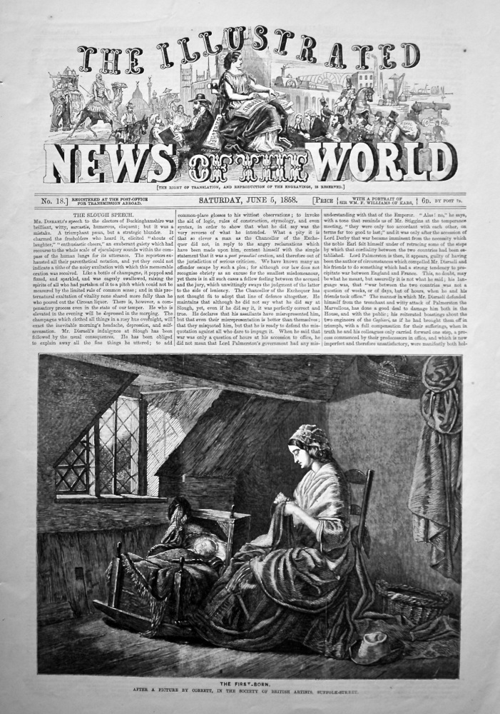 The Illustrated News of the World. June 5th, 1858.