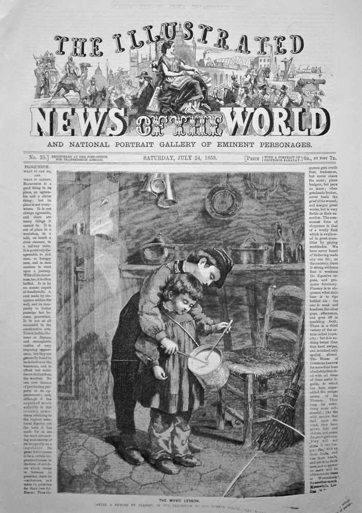 The Illustrated News of the World, July 24th, 1858.