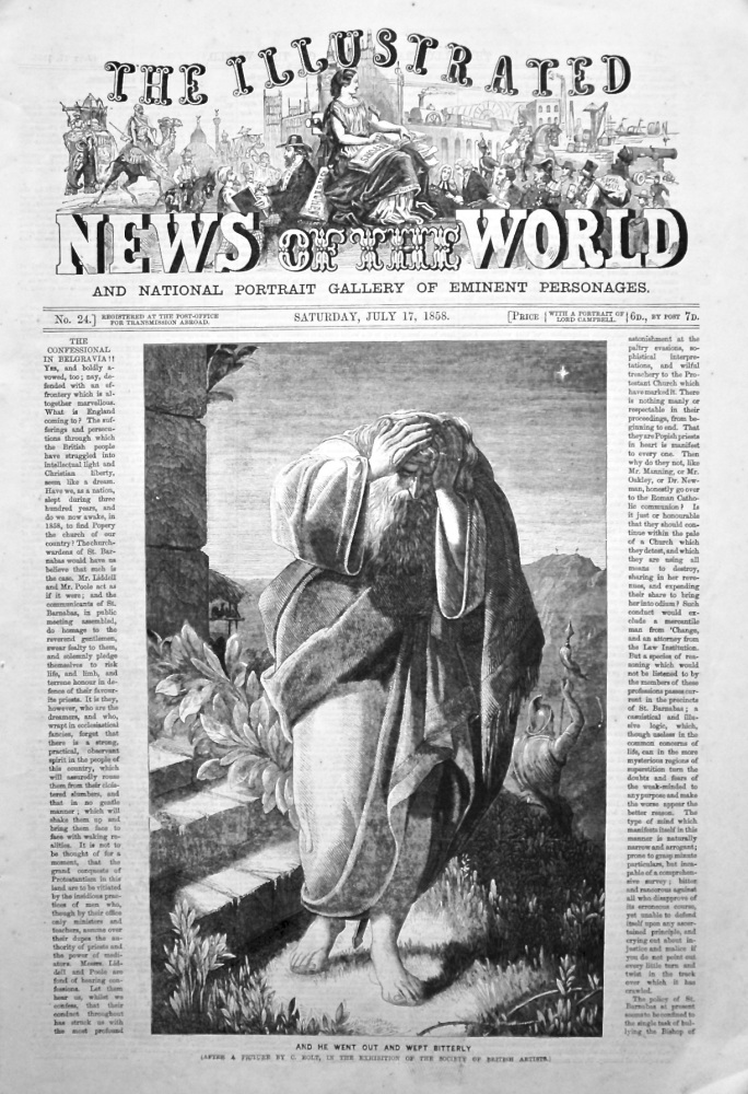 The Illustrated News of the World, July 17th, 1858.