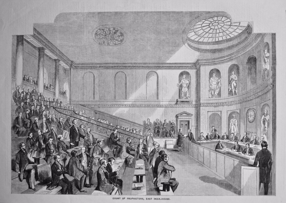 Court of Proprietors. East-India-House. 1858.
