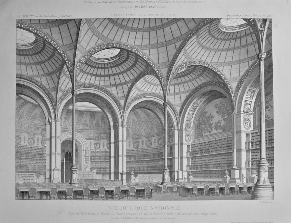 Bibliothèque Nationale. 1878.
