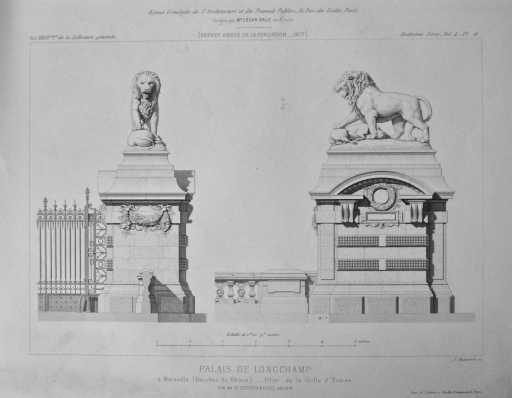 Palais De Longchamp. 1878.