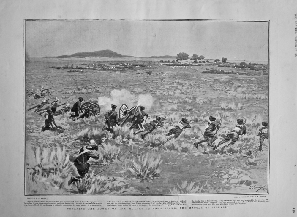 Breaking the Power of the Mullah in Somaliland ; The Battle of Jidballi. 1904.