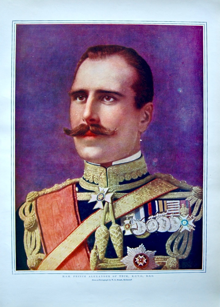 H.S.H. Prince Alexander of Teck, K.C.V.O., D.S.O.  1904.