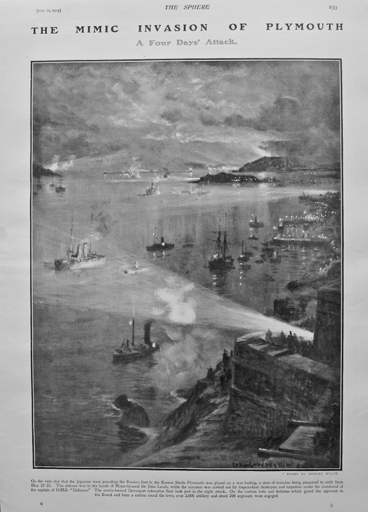 The Mimic Invasion of Plymouth : A Four Days' Attack. 1905.