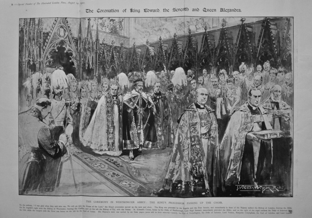 The Coronation of King Edward the Seventh and Queen Alexandra. 1902.