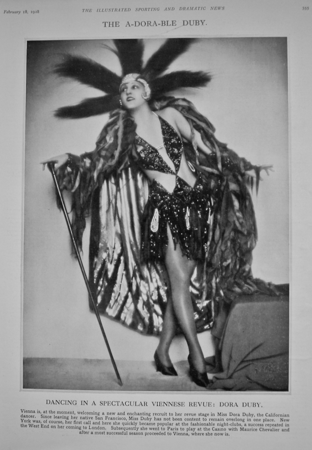 The A-Dora-ble Duby.  (Miss Dora Duby) 1928.