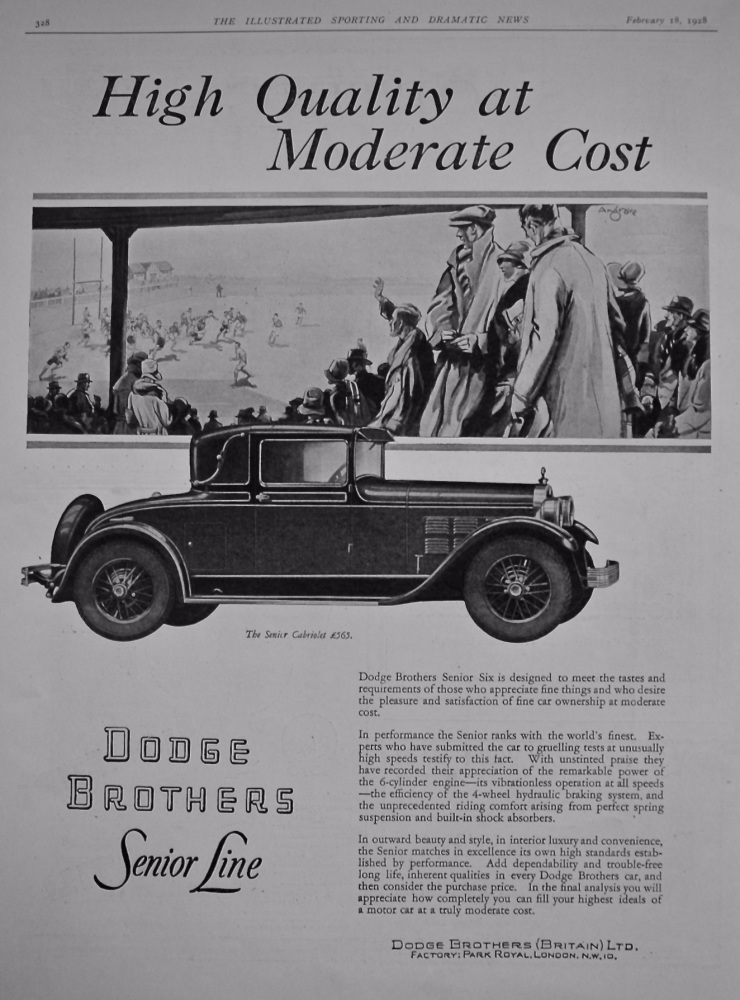Dodge Brothers. 1928.