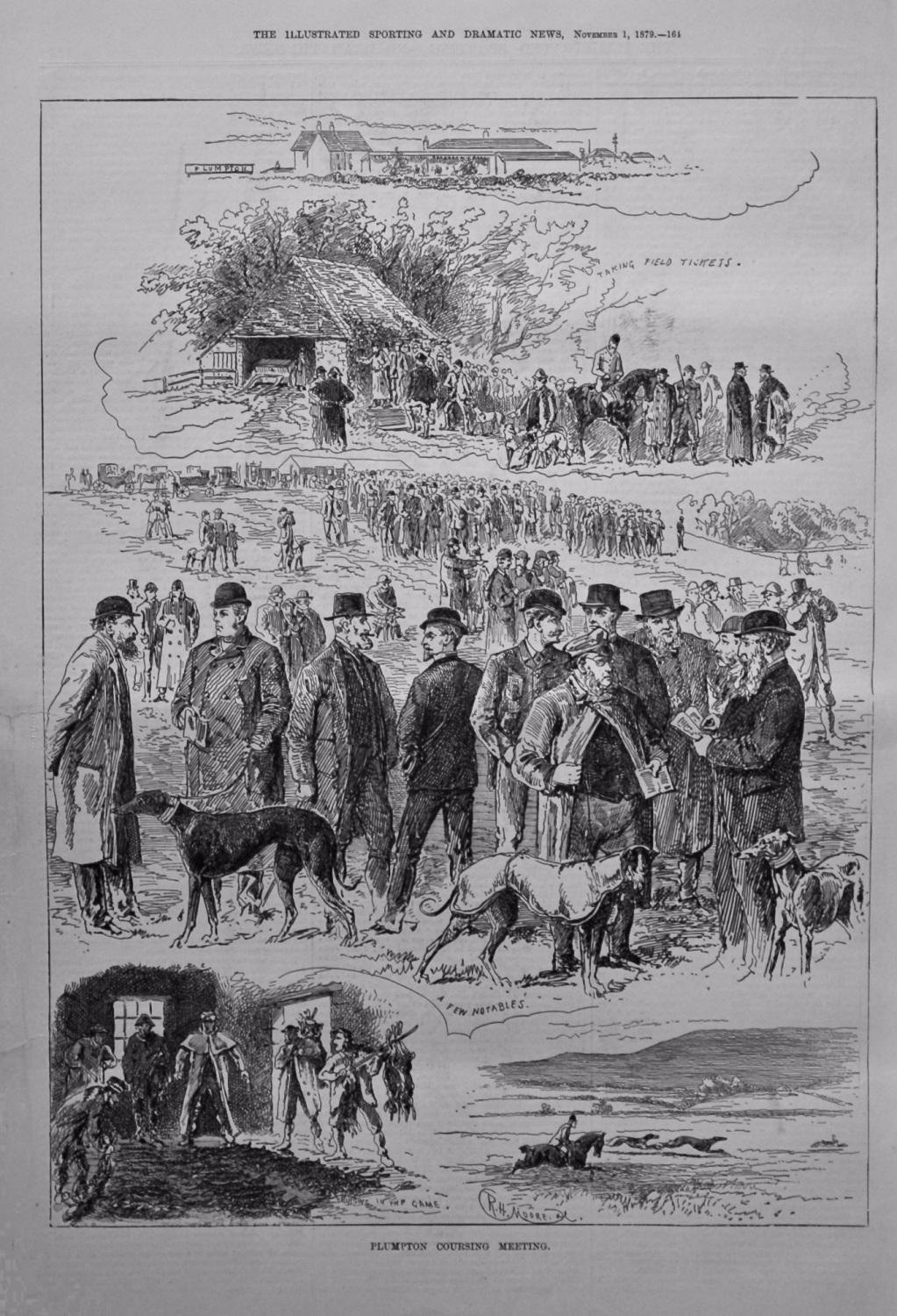 Plumpton Coursing Meeting. 1879.