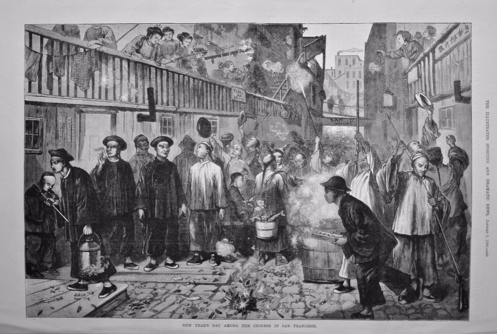 New Year's Day among the Chinese in San Francisco.  1879.