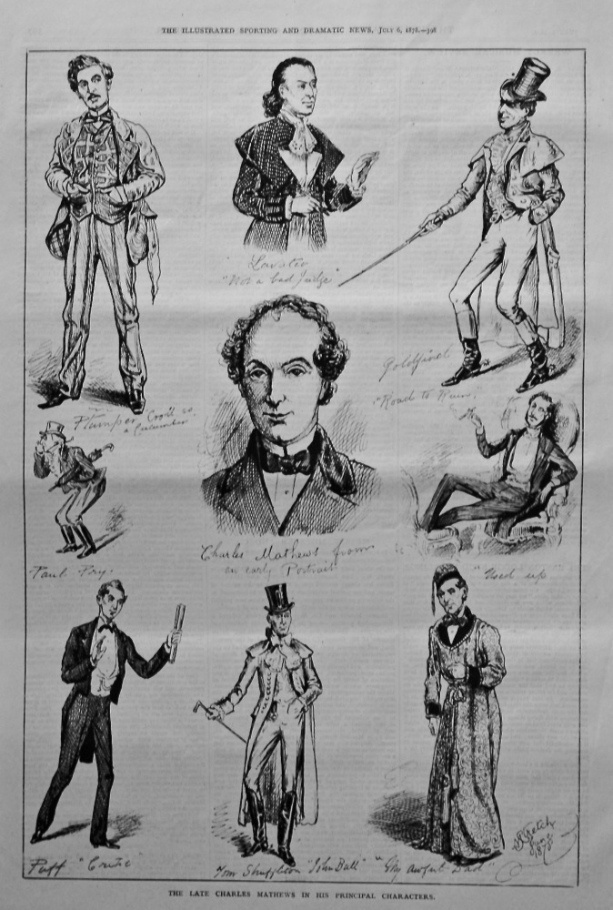 The Late Charles Mathews in his Principal Characters. 1878.