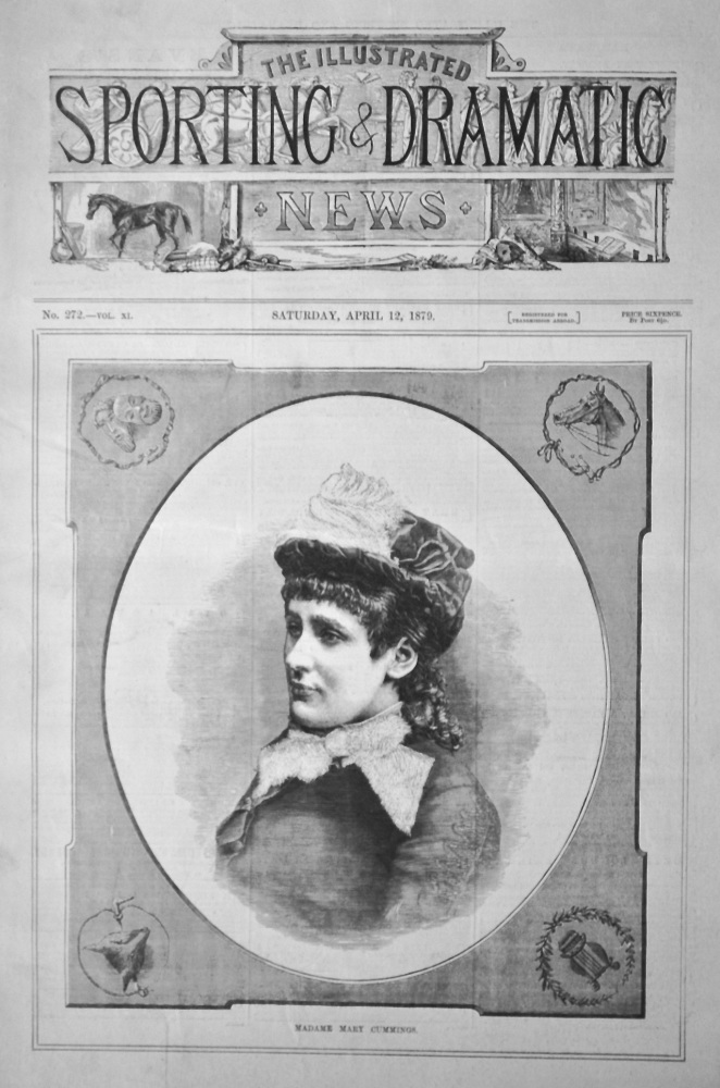 Madame Mary Cummings.  1879.