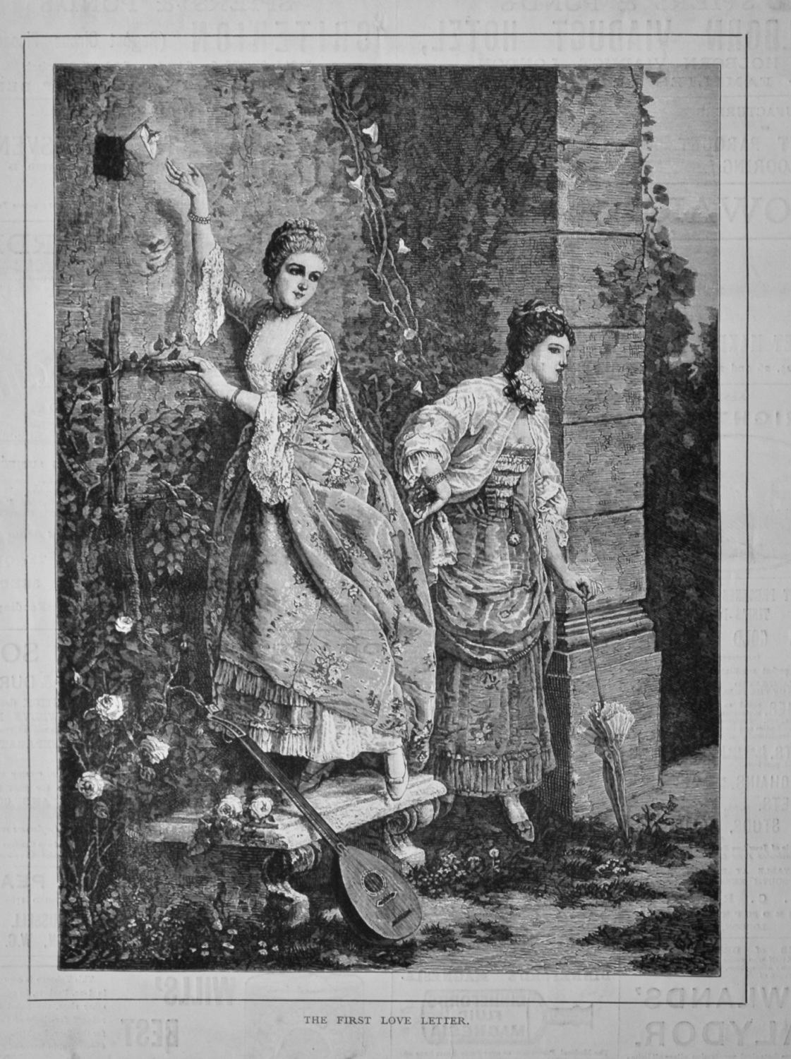 The First Love Letter.  1879.