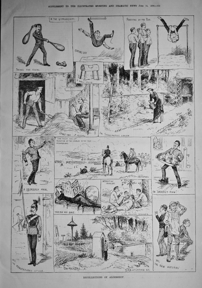 Recollections of Aldershot.  1879.