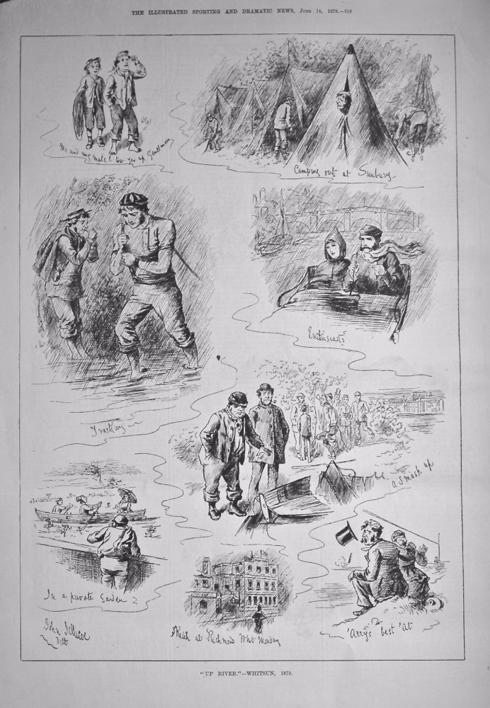 "Up River." - Whitsun,  1879.