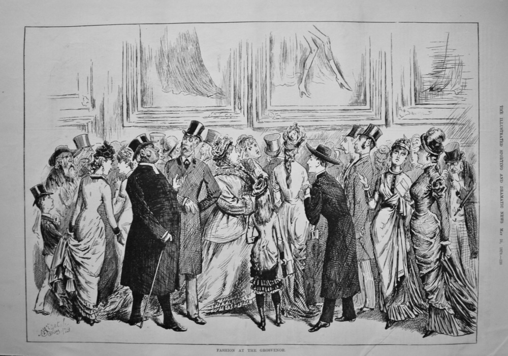 Fashion at the Grosvenor.  1879