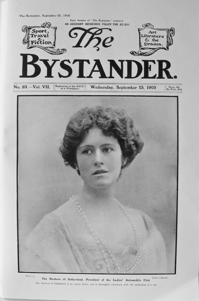 The Bystander, Wednesday, September 13, 1905