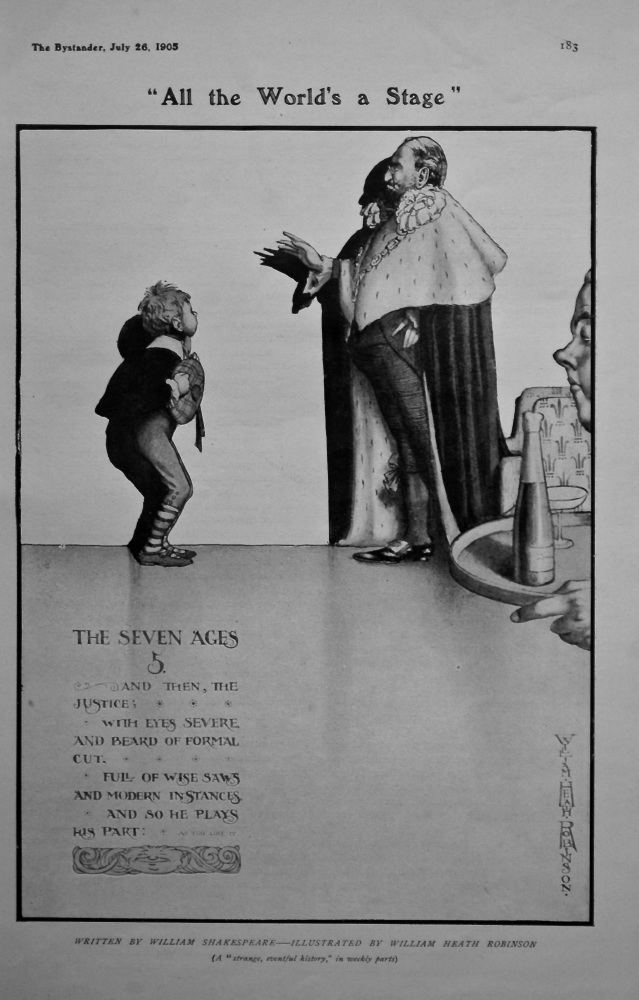 "All the World's a Stage." 1905.