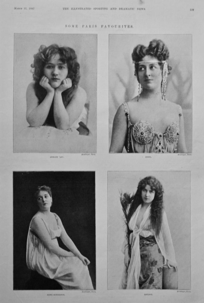 Some Paris Favourites.  1897.