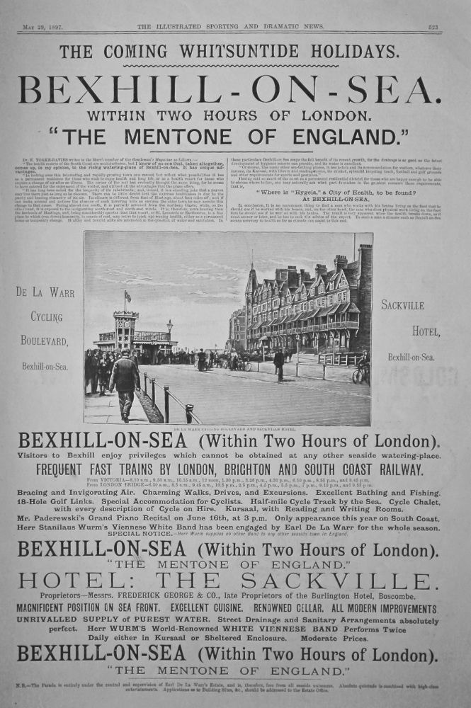 Bexhill-on-Sea. 1897.