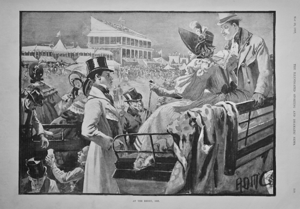 At the Derby, 1837.