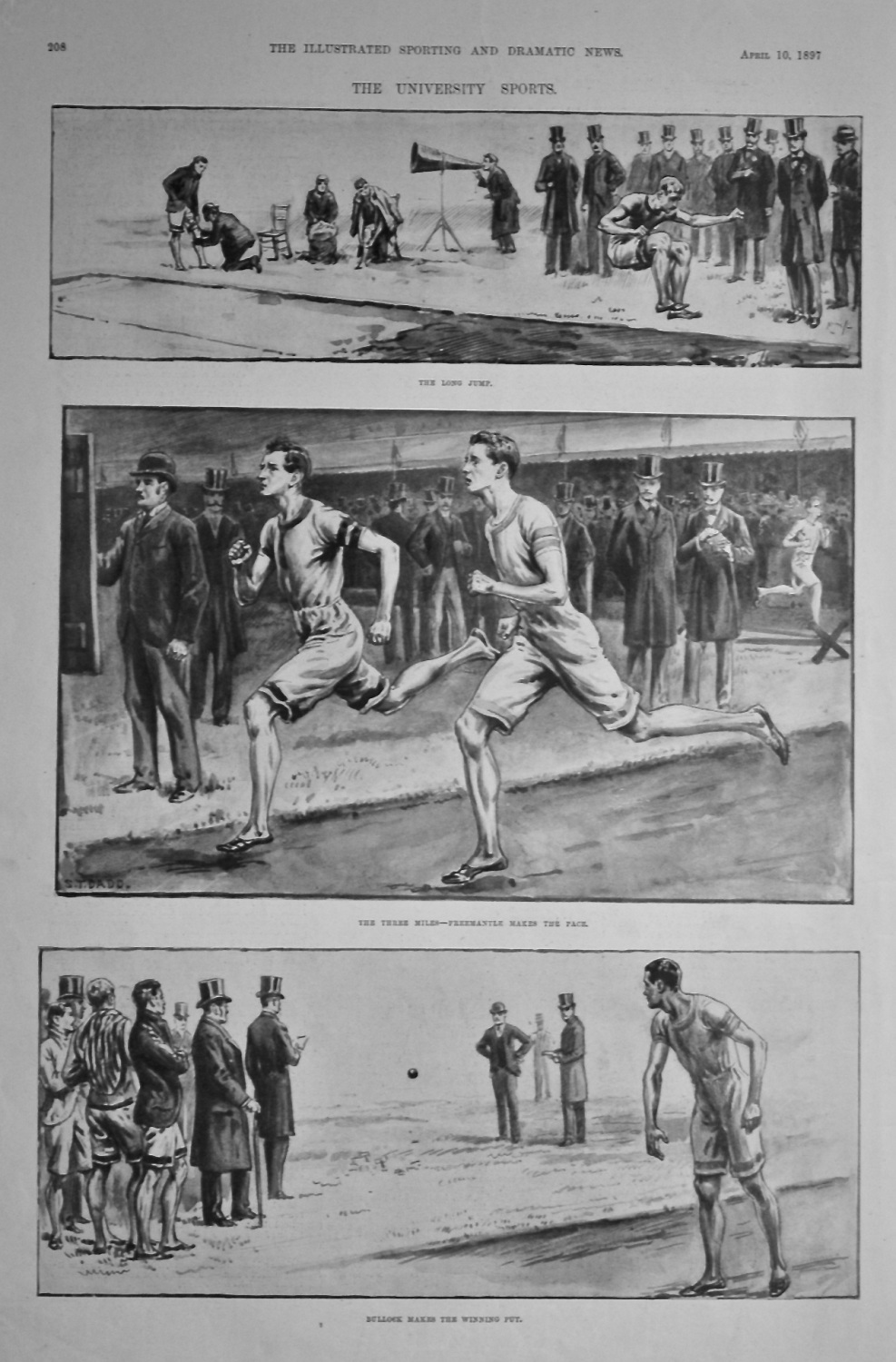 The University Sports.  1897.