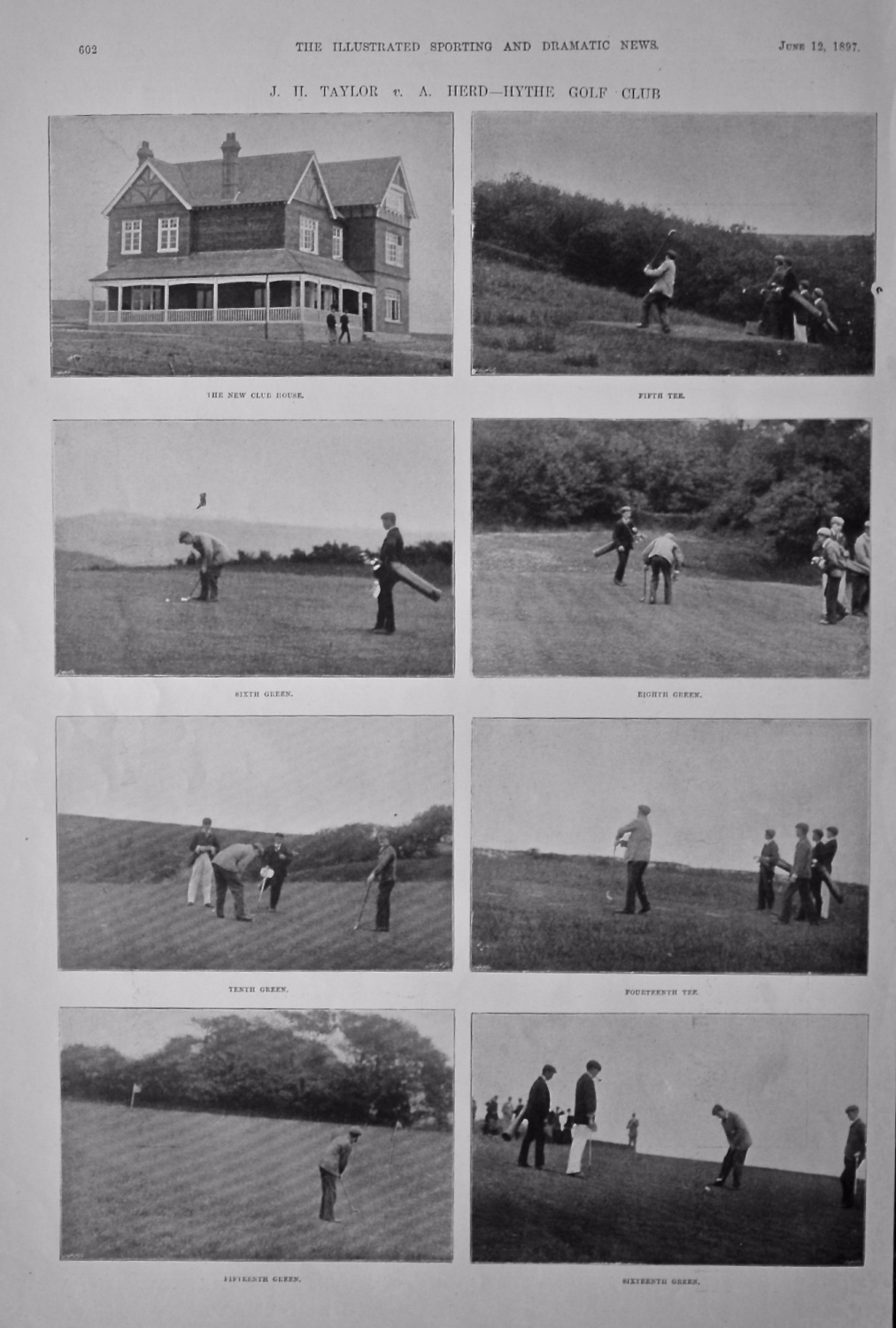 J. H. Taylor  v.  A. Herd - Hythe Golf Club.  1897.