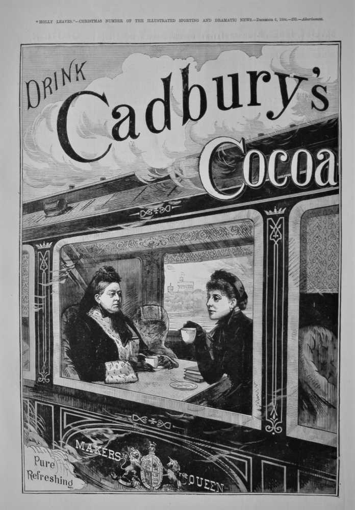 Cadbury's Cocoa.  1884.