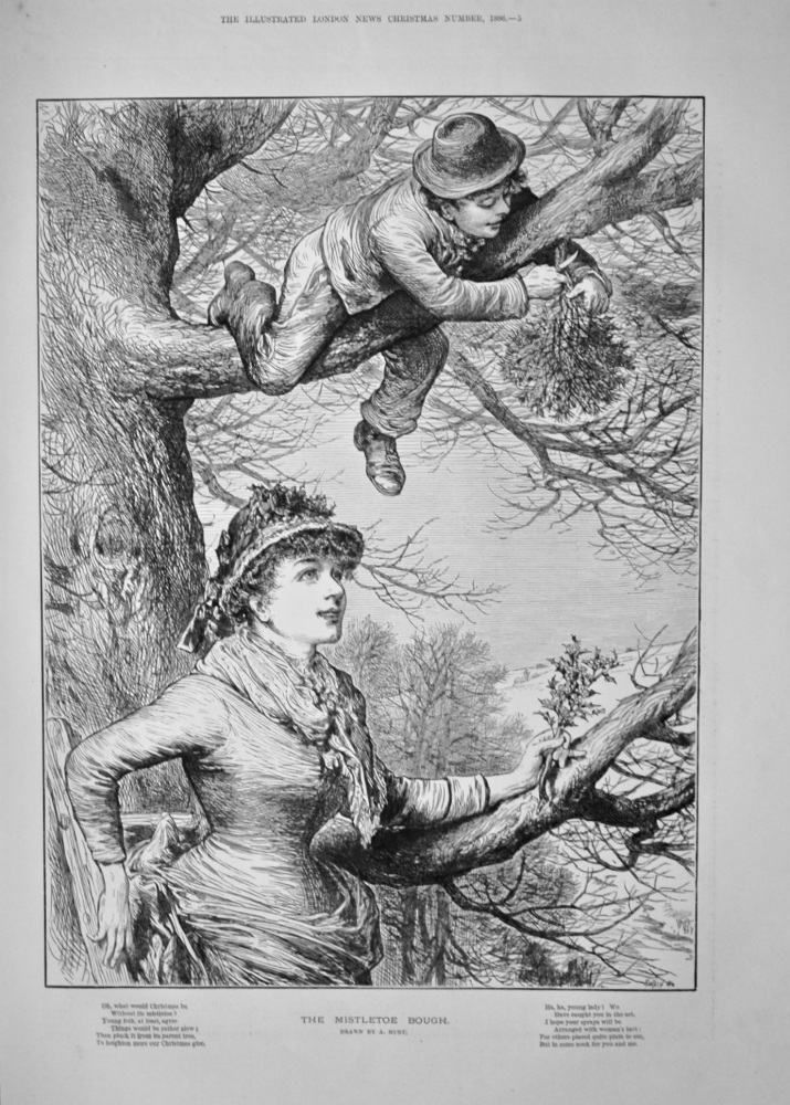 The Mistletoe Bough.  1886.