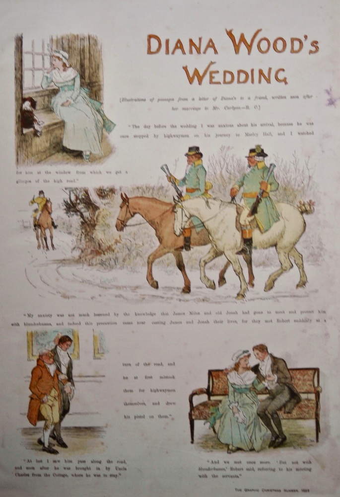 Diana Wood's Wedding.   1883.