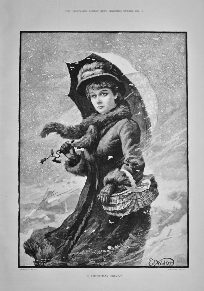 A Christmas Mission.  1884.