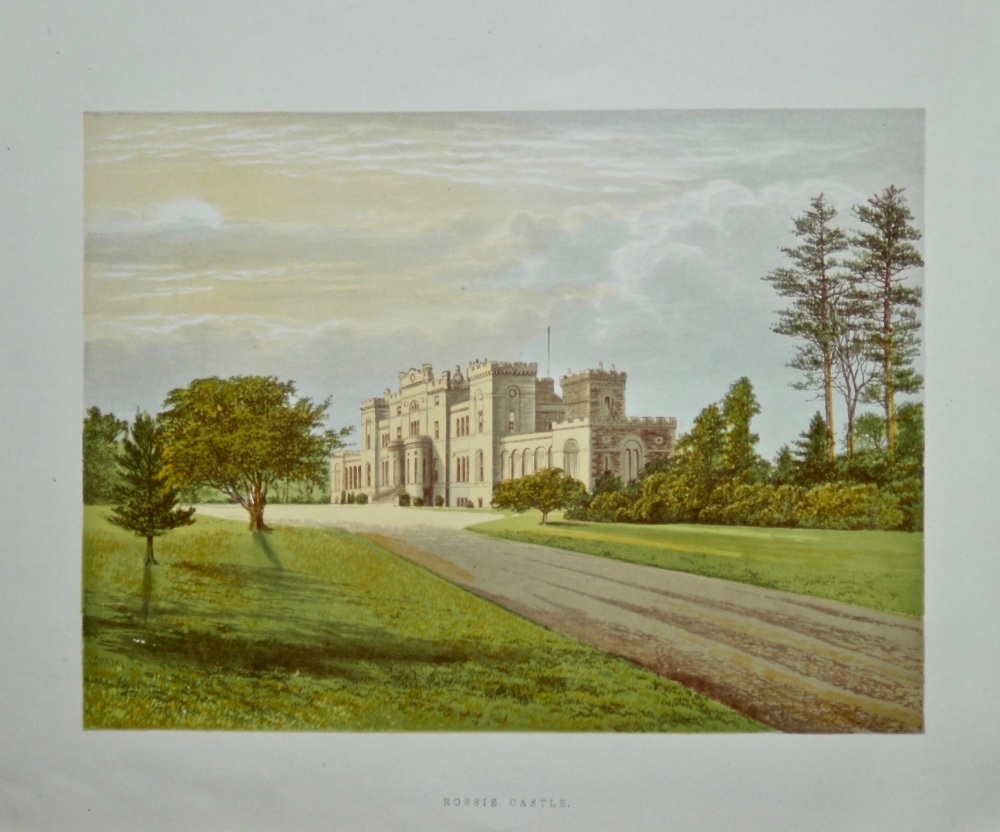 Rossie Castle.  1880c.
