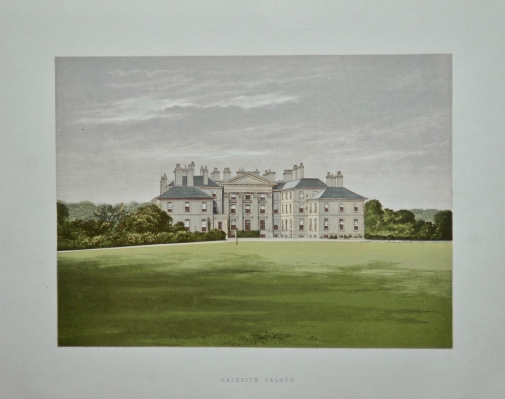 Dalkeith Palace.  1880c.