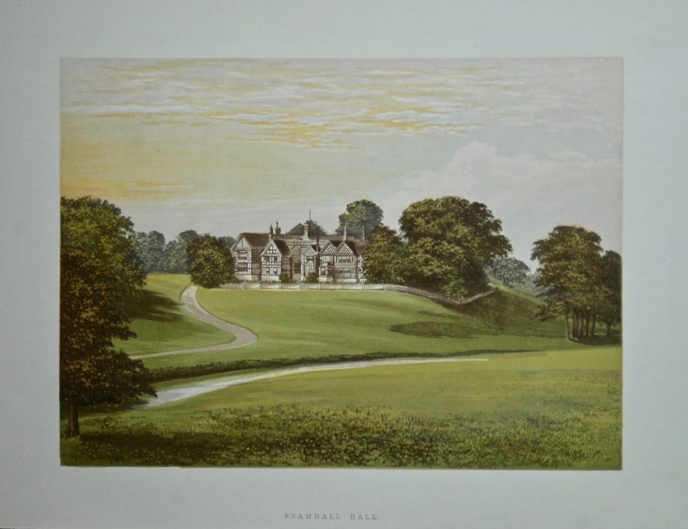 Bramhall Hall.  1880c.