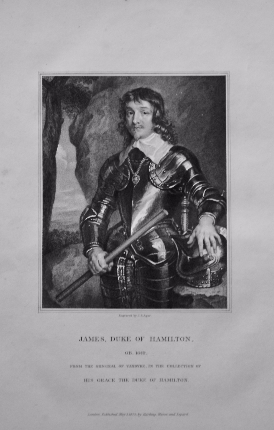 James, Duke of Hamilton.  1823.