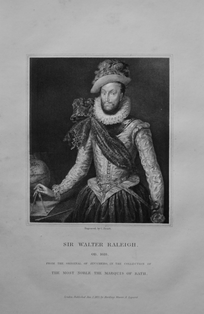 Sir Walter Raleigh.  1823.