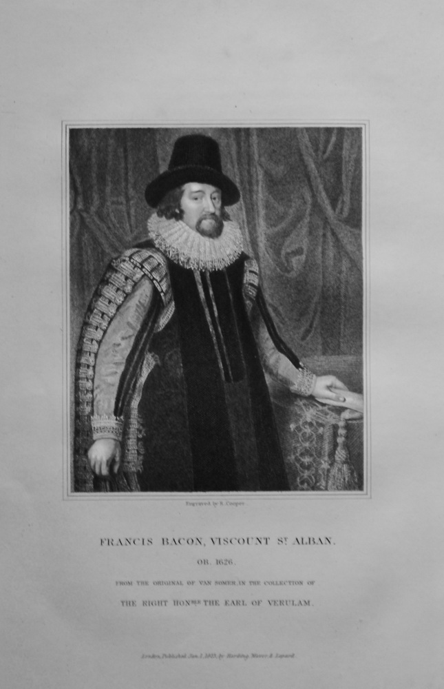 Francis Bacon, Viscount St. Alban.  1823.
