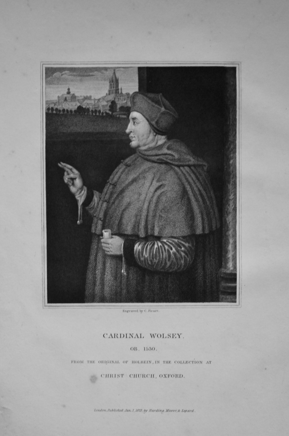 Cardinal Wolsey.  1823.