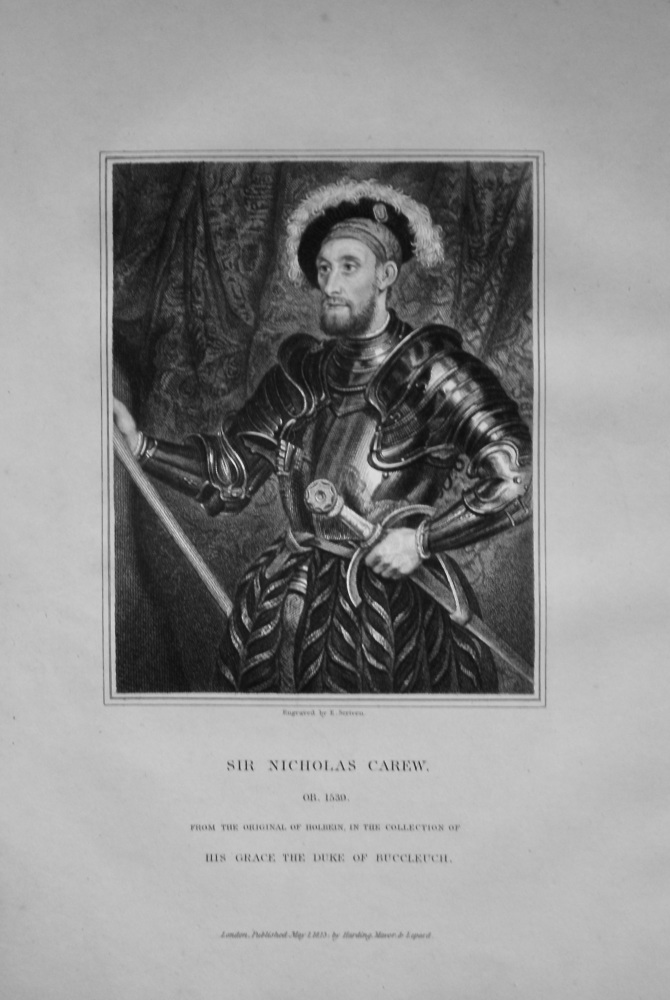 Sir Nicholas Carew.  1823.